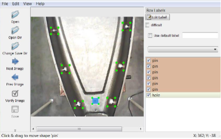 Sample of labelling activity using labelImg tool